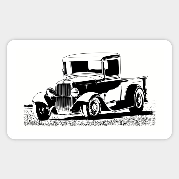 34 Ford Truck Sticker by ZoeysGarage